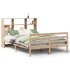 Cama con estantería sin colchón madera maciza de pino