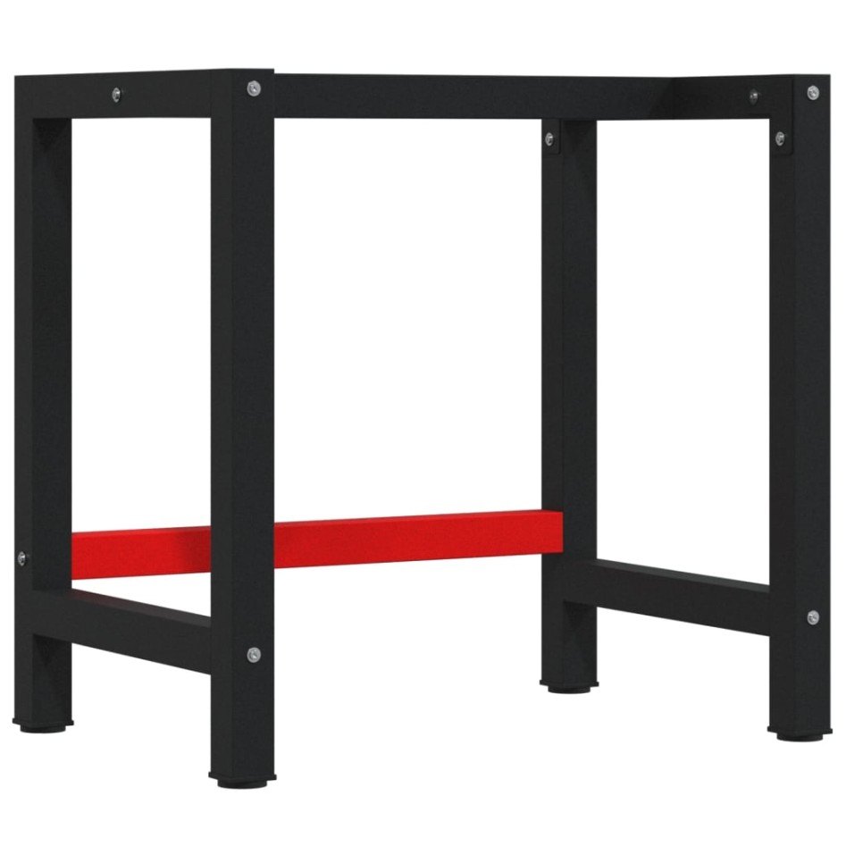 Banco de trabajo rectangular madera maciza roble 100x60x81,5