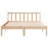 Cama extralarga sin colchón madera maciza de pino 140x220