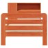 Estructura de cama sin colchón madera maciza marrón 75x190