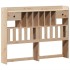 Estructura de cama sin colchón madera maciza de pino 160x200