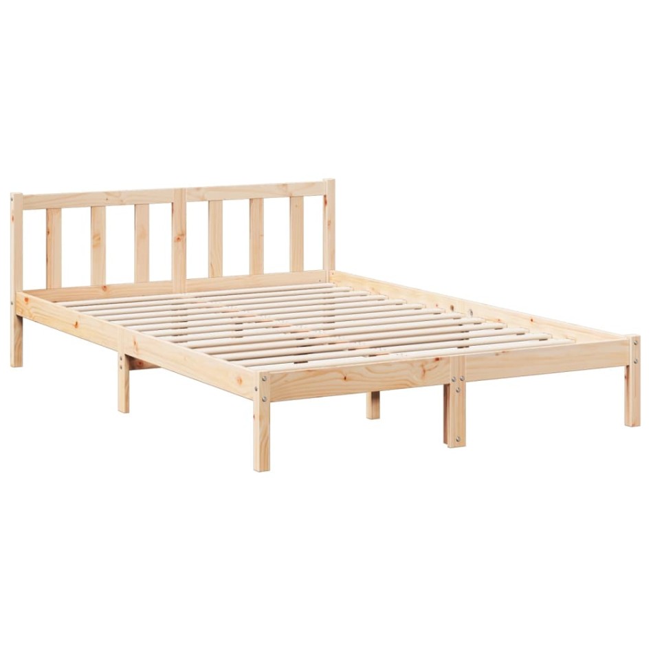 Cama extralarga sin colchón madera maciza de pino 140x210