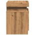 Mesitas noche con LED 2 uds madera roble artisian 35x39x55