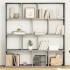 Estantería madera de ingeniería gris Sonoma 132x29x141,5