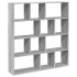Estantería madera de ingeniería gris Sonoma 132x29x141,5