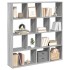 Estantería madera de ingeniería gris Sonoma 132x29x141,5