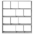Estantería madera de ingeniería gris Sonoma 132x29x141,5