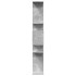 Estantería madera contrachapada gris hormigón 92x29x188