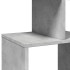 Estantería madera contrachapada gris hormigón 92x29x188