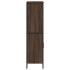Aparador alto madera ingeniería marrón roble 79,5x35,5x137,5