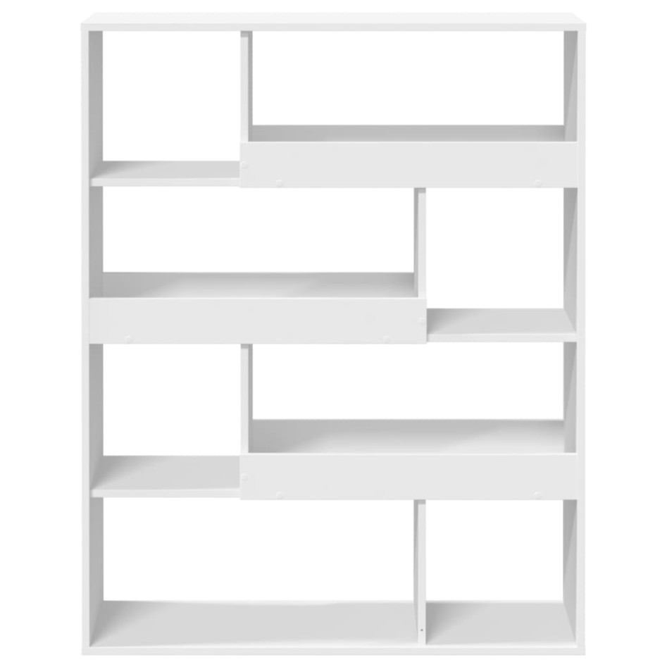 Separador de ambientes madera ingeniería blanco 100x33x125,5