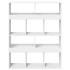 Separador de ambientes madera ingeniería blanco 100x33x125,5