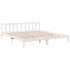 Cama extralarga sin colchón madera maciza pino blanca