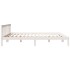 Cama extralarga sin colchón madera maciza pino blanca
