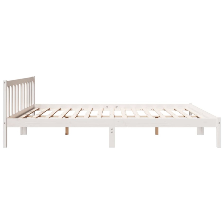 Cama extralarga sin colchón madera maciza pino blanca