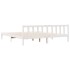 Cama extralarga sin colchón madera maciza pino blanca
