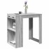 Mesa alta de bar madera ingeniería gris Sonoma 102x70x103,5