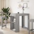 Mesa alta de bar madera ingeniería gris Sonoma 102x70x103,5
