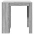 Mesa alta de bar madera ingeniería gris Sonoma 102x70x103,5