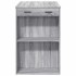 Mesa alta de bar madera ingeniería gris Sonoma 102x70x103,5