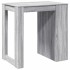 Mesa alta de bar madera ingeniería gris Sonoma 102x70x103,5