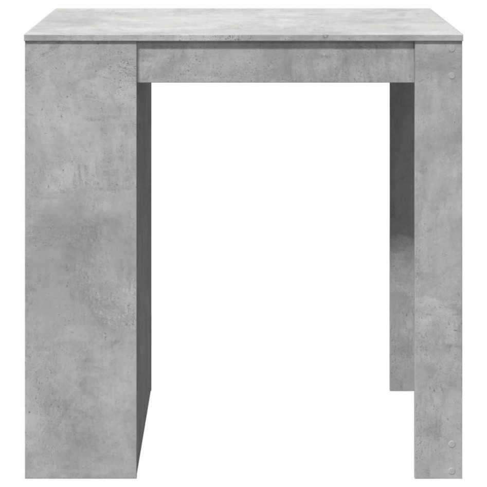 Mesa alta de bar madera ingeniería gris hormigón