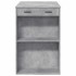 Mesa alta de bar madera ingeniería gris hormigón