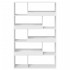 Estantería de madera de ingeniería blanca 100x33x156,5