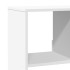 Estantería de madera de ingeniería blanca 100x33x156,5