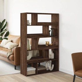 Estantería madera de ingeniería marrón roble 100x33x156,5
