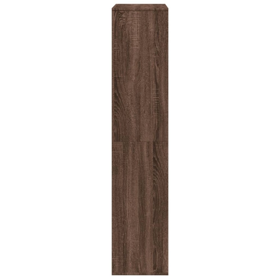 Estantería madera de ingeniería marrón roble 100x33x156,5