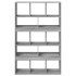 Separador de ambientes madera gris Sonoma 100x33x156,5