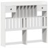 Estructura de cama sin colchón madera de pino blanco 135x190