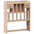 Estructura de cama sin colchón madera maciza pino 75x190