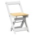 Sillas de comedor plegables 4 uds Corona madera pino