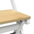Sillas de comedor plegables 4 uds Corona madera pino
