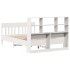 Estructura de cama sin colchón madera maciza de pino 160x200