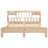 Cama con estantería sin colchón madera maciza de pino