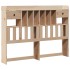 Cama con estantería sin colchón madera maciza de pino