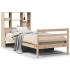 Cama con estantería sin colchón madera maciza de pino
