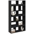 Separador de ambientes madera ingeniería negro 100x33x187,5