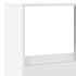Separador de ambientes madera ingeniería blanco 100x33x175
