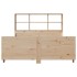 Cama con estantería sin colchón madera maciza 150x200
