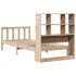 Cama con estantería sin colchón madera maciza de pino