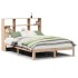 Cama con estantería sin colchón madera maciza de pino