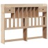 Cama con estantería sin colchón madera maciza de pino