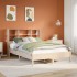 Cama con estantería sin colchón madera maciza de pino