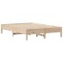 Cama con estantería sin colchón madera maciza de pino