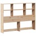 Cama con estantería sin colchón madera maciza de pino
