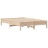 Cama con estantería sin colchón madera maciza de pino